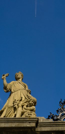 [2436x1125]石像 工艺 雕刻 景点 苹果手机壁纸图片