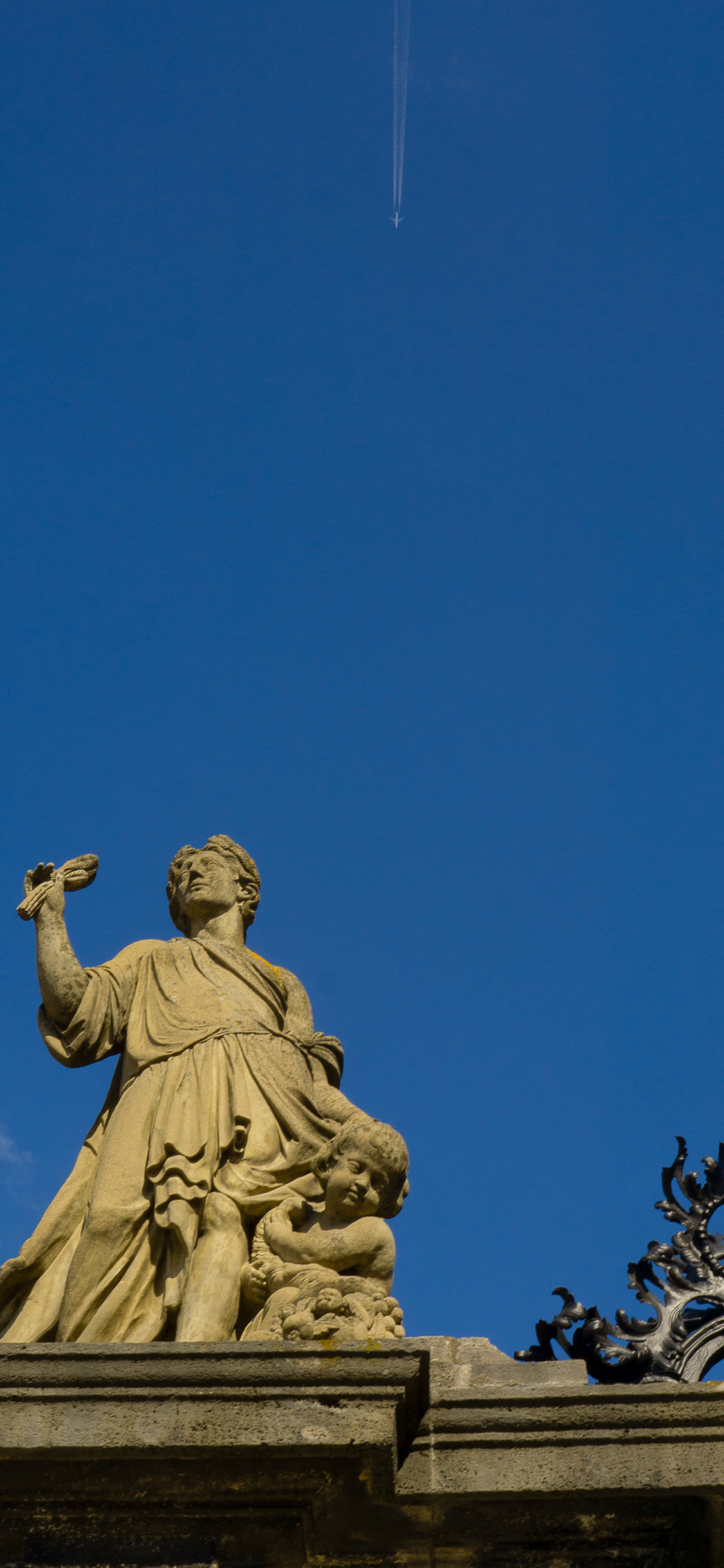 [2436×1125]石像 工艺 雕刻 景点 苹果手机壁纸图片