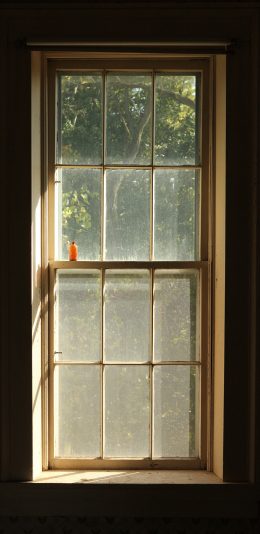 [2436x1125]窗户 瓶子 窗景 阳光 苹果手机壁纸图片