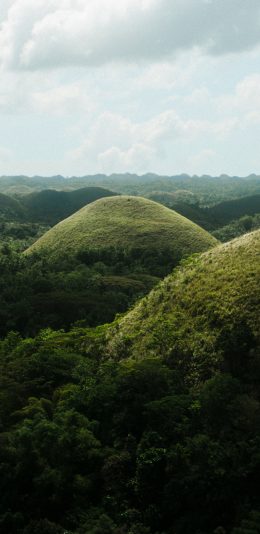 [2436x1125]群山 高山 远眺 航拍 苹果手机壁纸图片