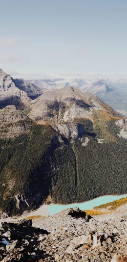 [2436x1125]自然 善和美家 山峰 苹果手机壁纸图片