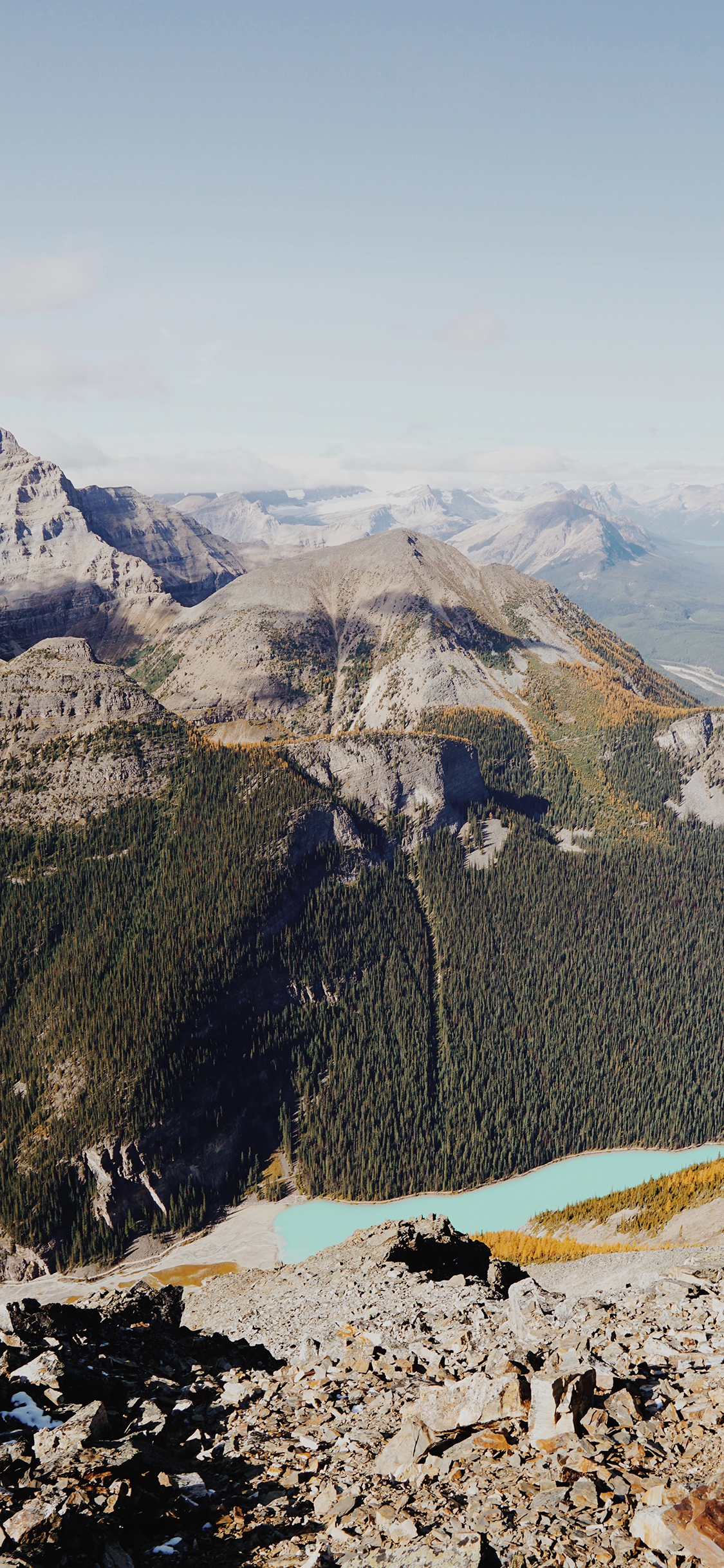 [2436×1125]自然 善和美家 山峰 苹果手机壁纸图片