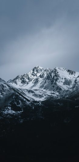 [2436x1125]自然 山峰 雪山 风景 苹果手机壁纸图片
