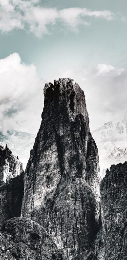 [2436x1125]自然美景 云层 山峰 壮观 苹果手机壁纸图片
