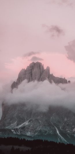 [2436x1125]自然美景 山峰 云雾缭绕 苹果手机壁纸图片