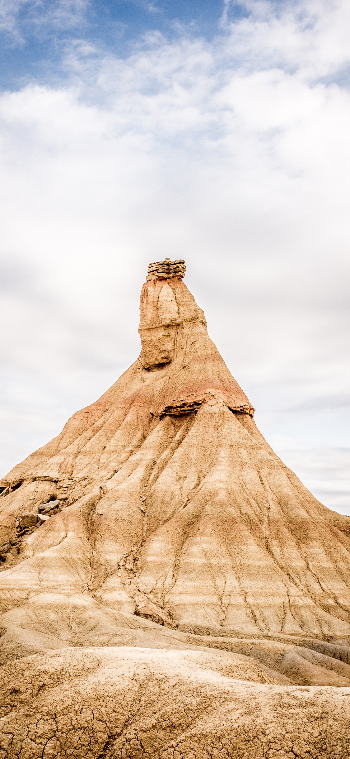 [2436×1125]荒野 黄土 天空 沟壑 苹果手机壁纸图片