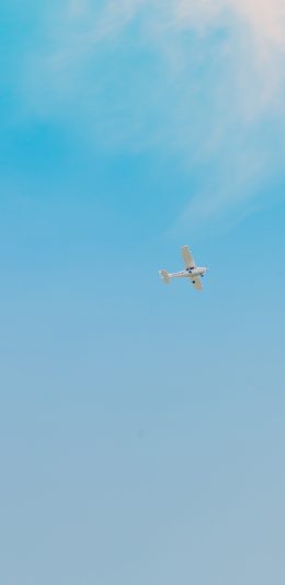 [2436x1125]蓝天 天空 飞机 航空 苹果手机壁纸图片