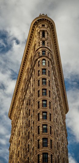 [2436x1125]蓝天白云 建筑 英式 宏伟 苹果手机壁纸图片