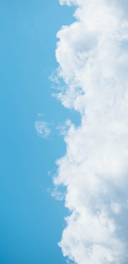[2436x1125]蔚蓝 天空 云层 白云 苹果手机壁纸图片