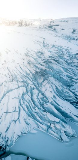 [2436x1125]郊外 冬季 雪景 雪山 覆盖 苹果手机壁纸图片