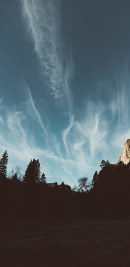 [2436x1125]郊外 天空 蓝天白云 自然美景 苹果手机壁纸图片