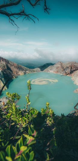 [2436x1125]郊外 美景 湖泊 自然 苹果手机壁纸图片