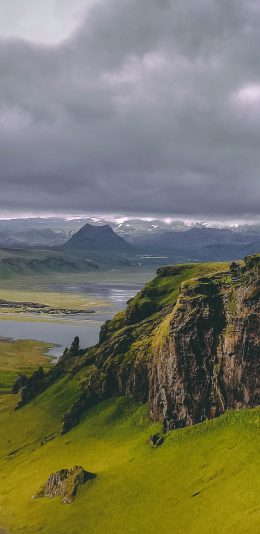 [2436x1125]郊外 自然 峡谷 植被 苹果手机壁纸图片