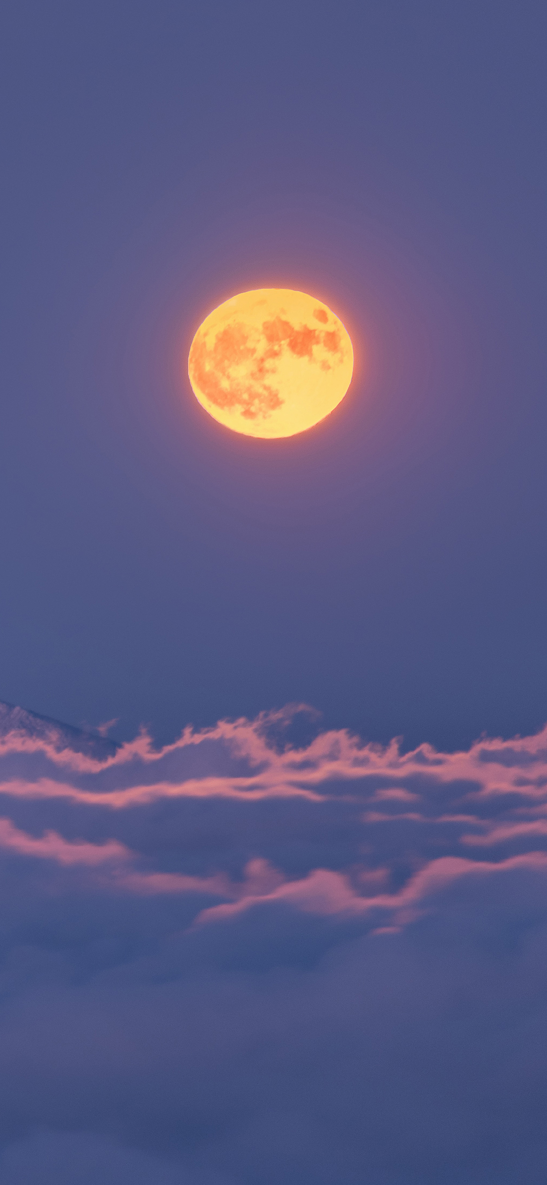 [2436×1125]郊外 雪山 白雪覆盖 日出 壮观 苹果手机壁纸图片