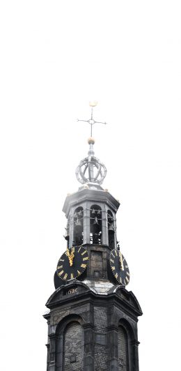 [2436x1125]钟楼 建筑 特色 高楼 苹果手机壁纸图片