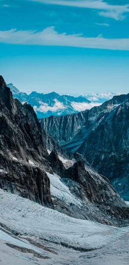 [2436x1125]雪山 大自然 山峰 山川 苹果手机壁纸图片