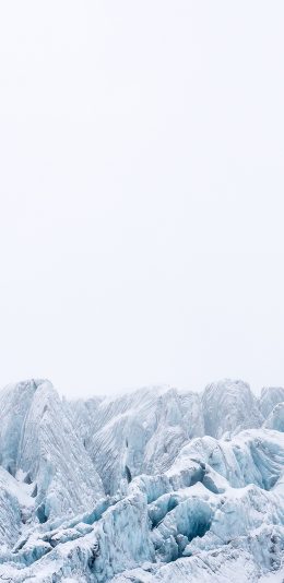 [2436x1125]雪山 雪景 白色 冬季 冬天 苹果手机壁纸图片