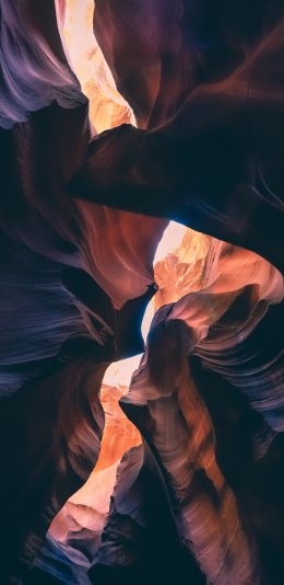 [2436x1125]风蚀 羚羊峡谷 景点 苹果手机壁纸图片