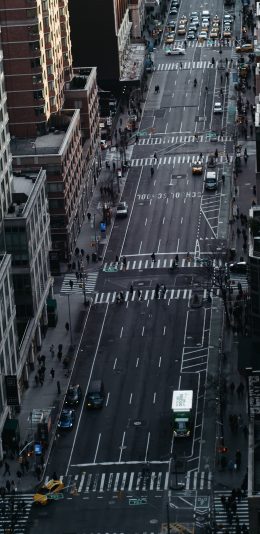 [2436x1125]马路 城市 交通 道路 苹果手机壁纸图片