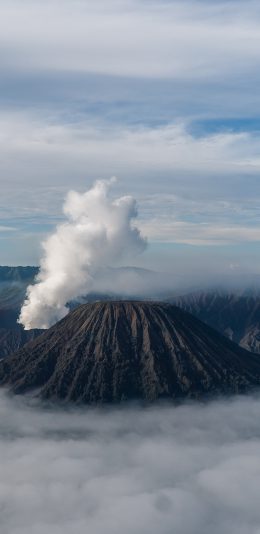 [2436x1125]高山 云海 云朵 苹果手机壁纸图片