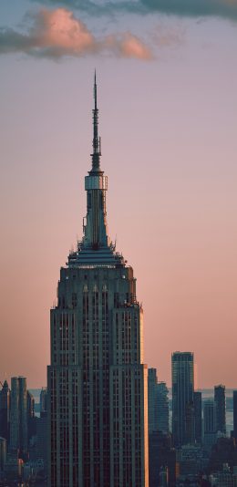 [2436x1125]高楼 大厦 夕阳 城市