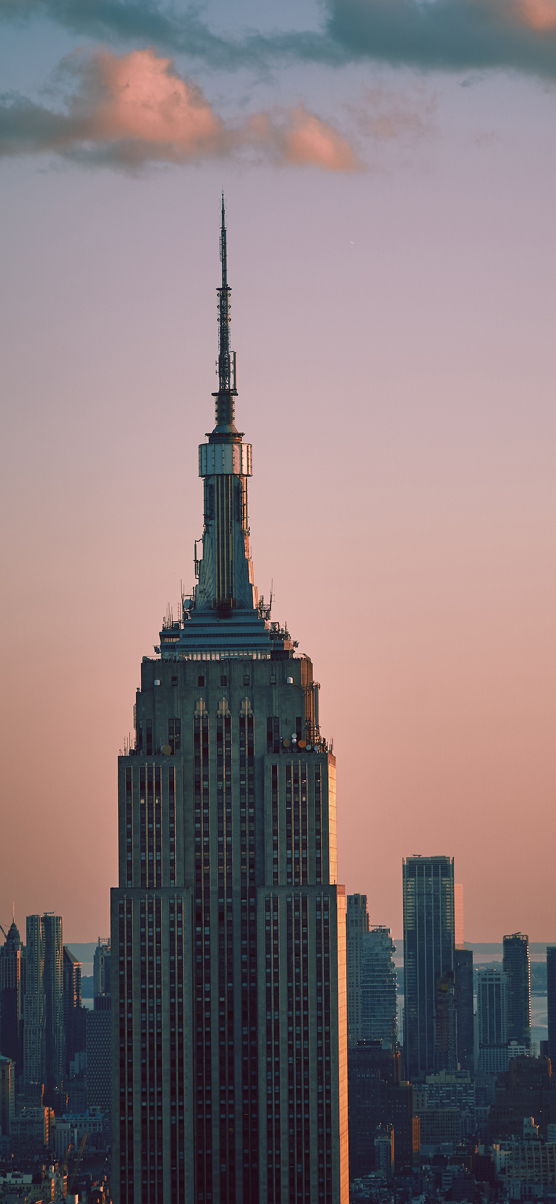 [2436×1125]高楼 大厦 夕阳 城市