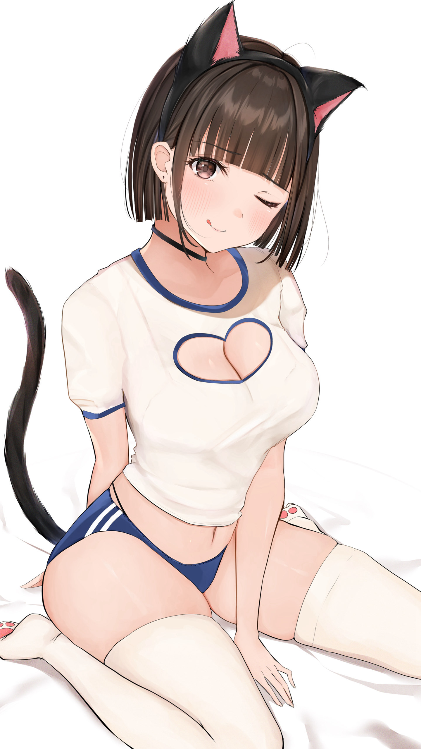 动漫性感的大胸猫女郎