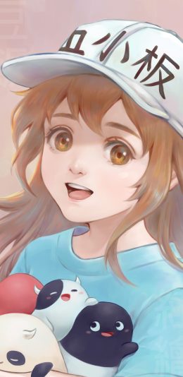 热门动漫女人物血小板高清人像手绘高清手机壁纸