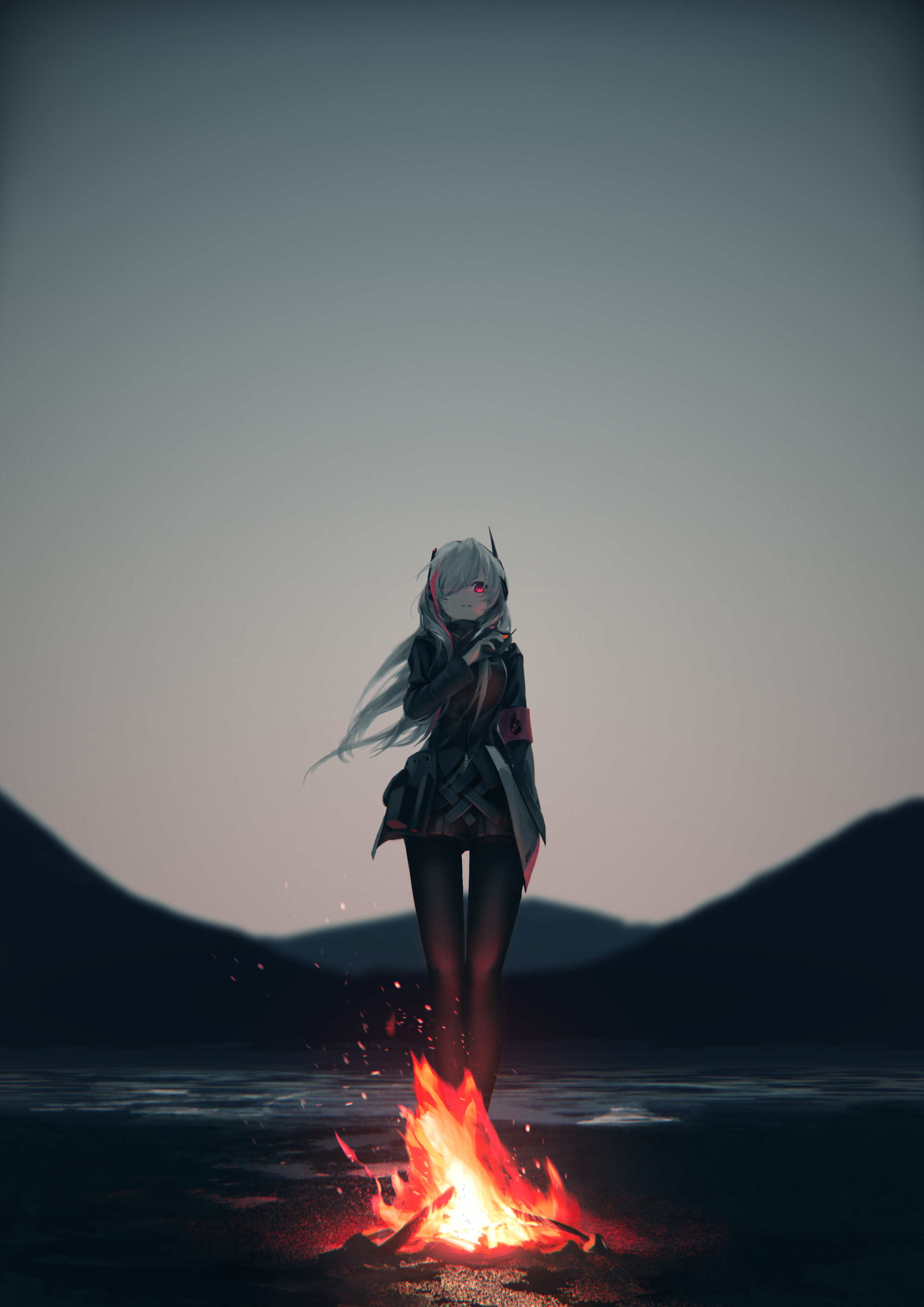 《少女前线》M4 SOPMOD II2k手机壁纸