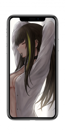 《少女前线》M4A1没穿内衣2k手机壁纸