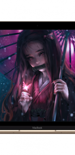 [18MB]《鬼灭之刃》灶门祢豆子6k电脑桌面壁纸