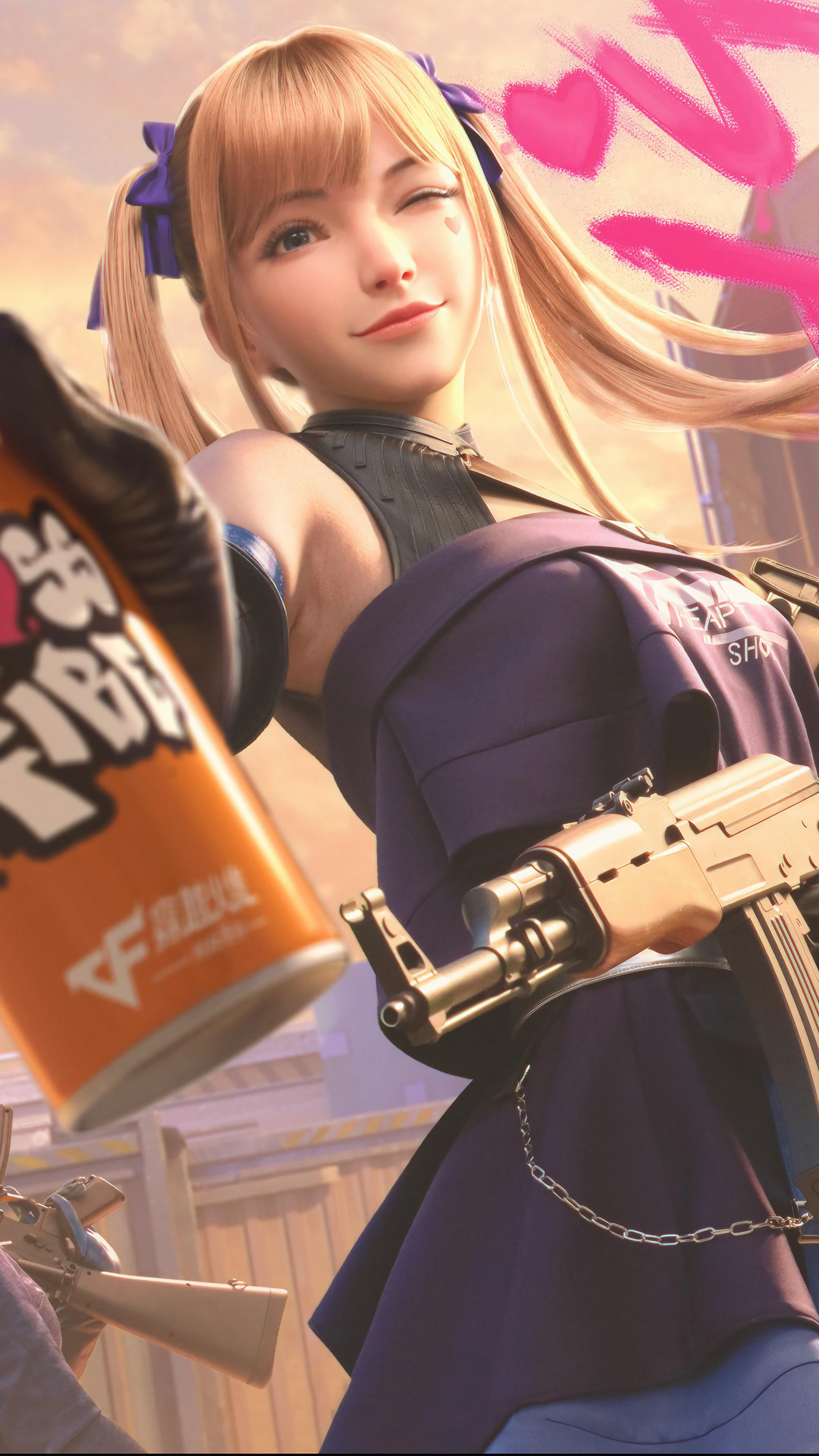 最新穿越火线 cf手游 晴雅4k高清手机壁纸2160×3840