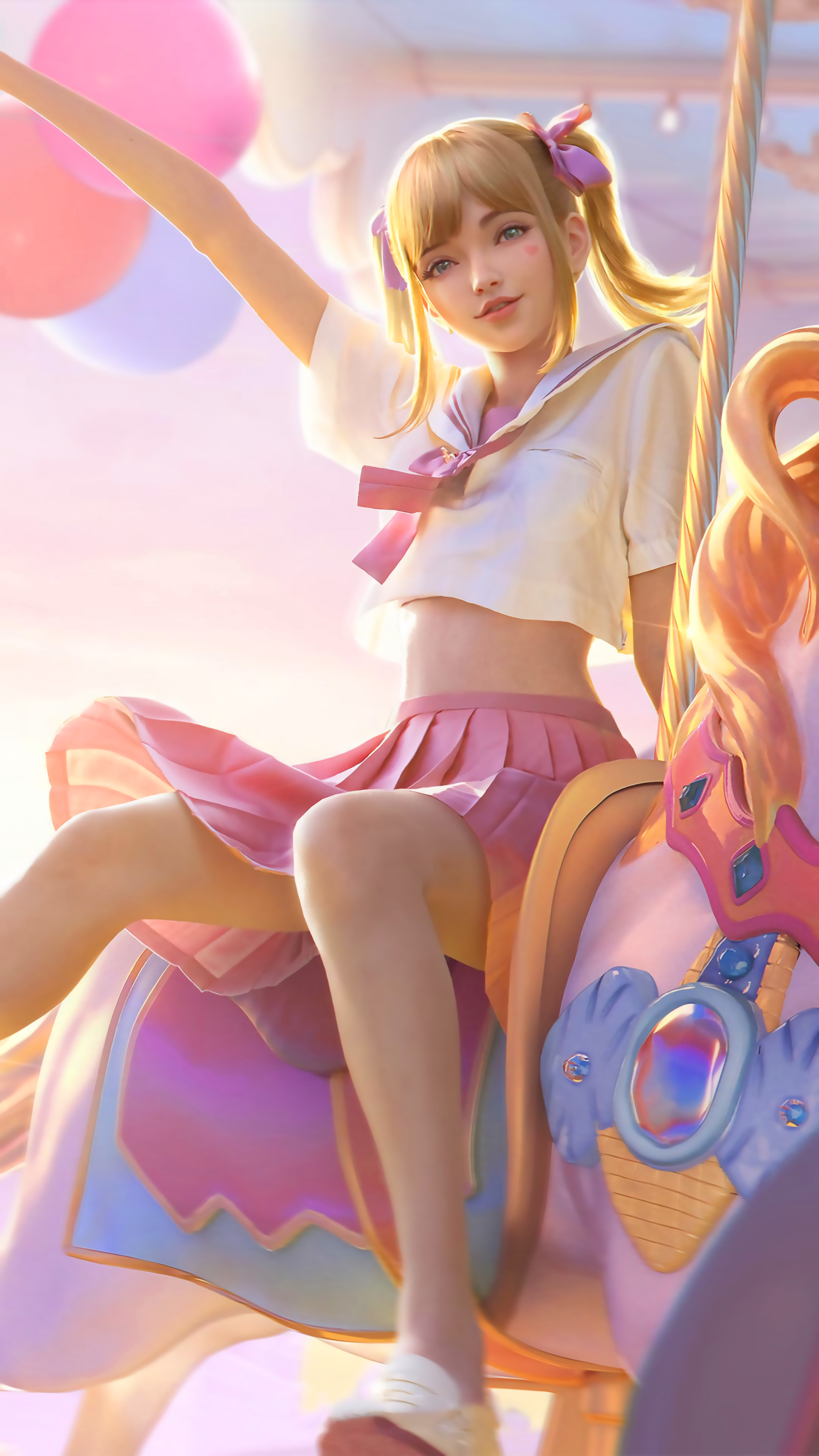 穿越火线 cf手游 晴雅高清4k手机壁纸2160×3840