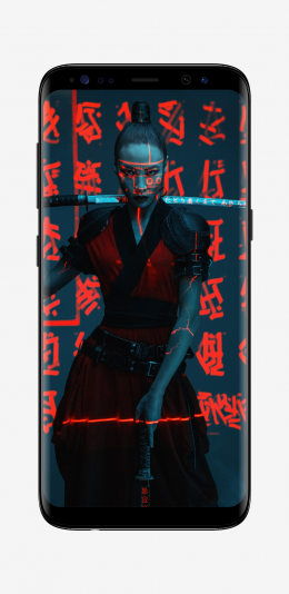 非常酷的女忍者手机壁纸