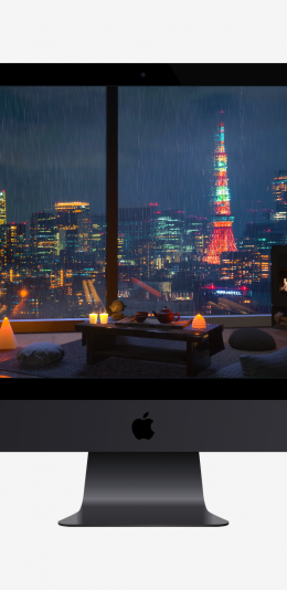 城市夜景 雨天 高清2K电脑壁纸