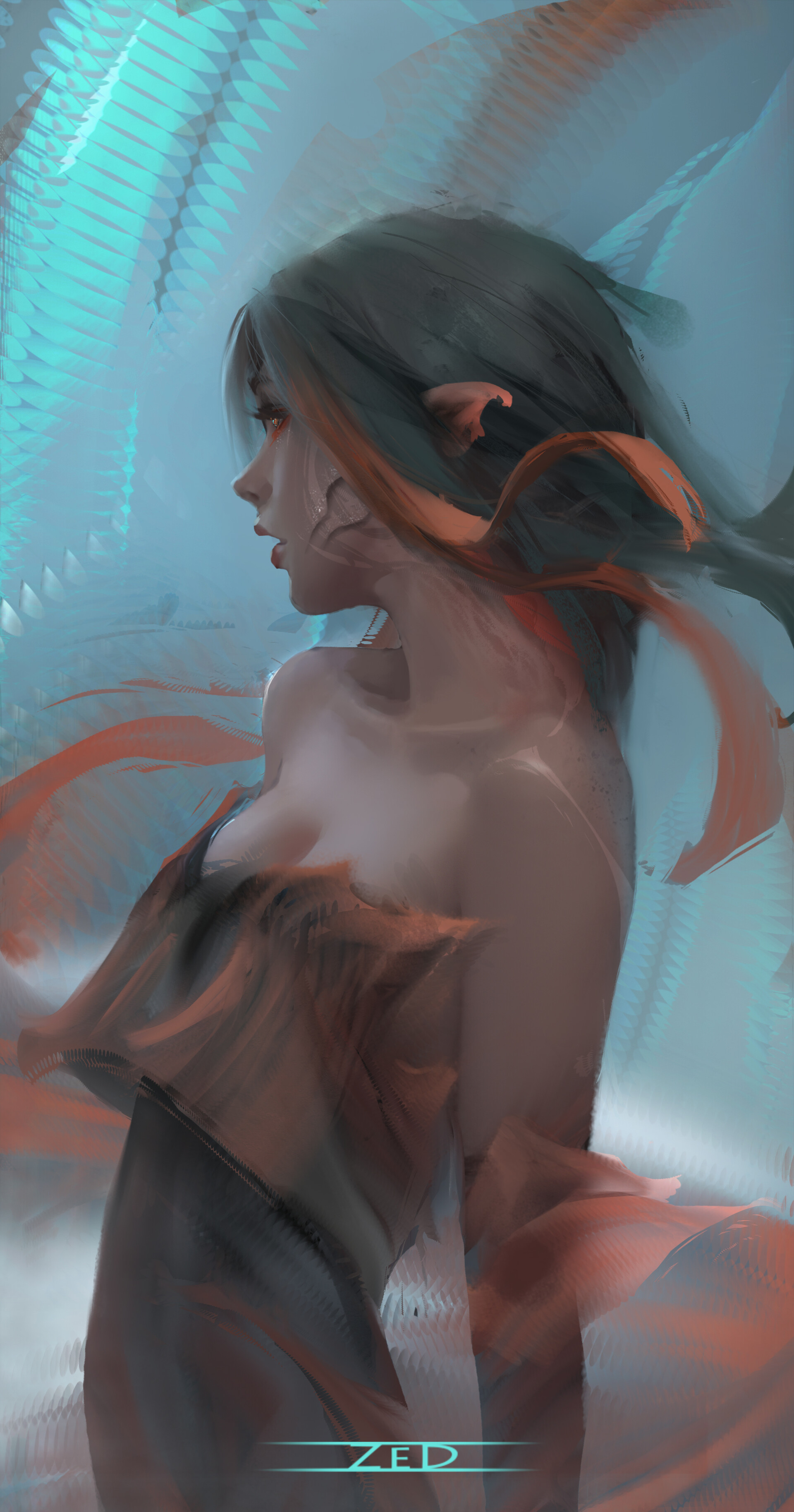 动漫美女手机壁纸