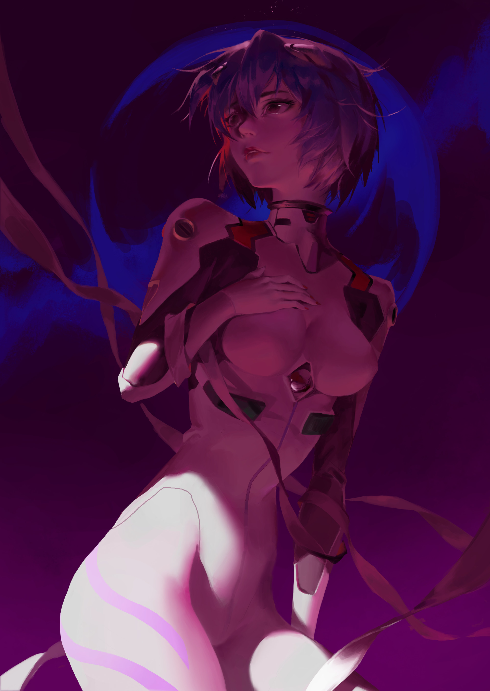 《新世纪福音战士》绫波丽2k手机壁纸