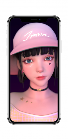 可爱集原美 粉色帽子 4k手机壁纸竖屏