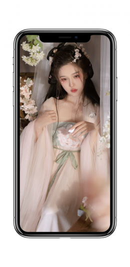 唯美汉服美女4k高清全面屏手机壁纸2160x3840