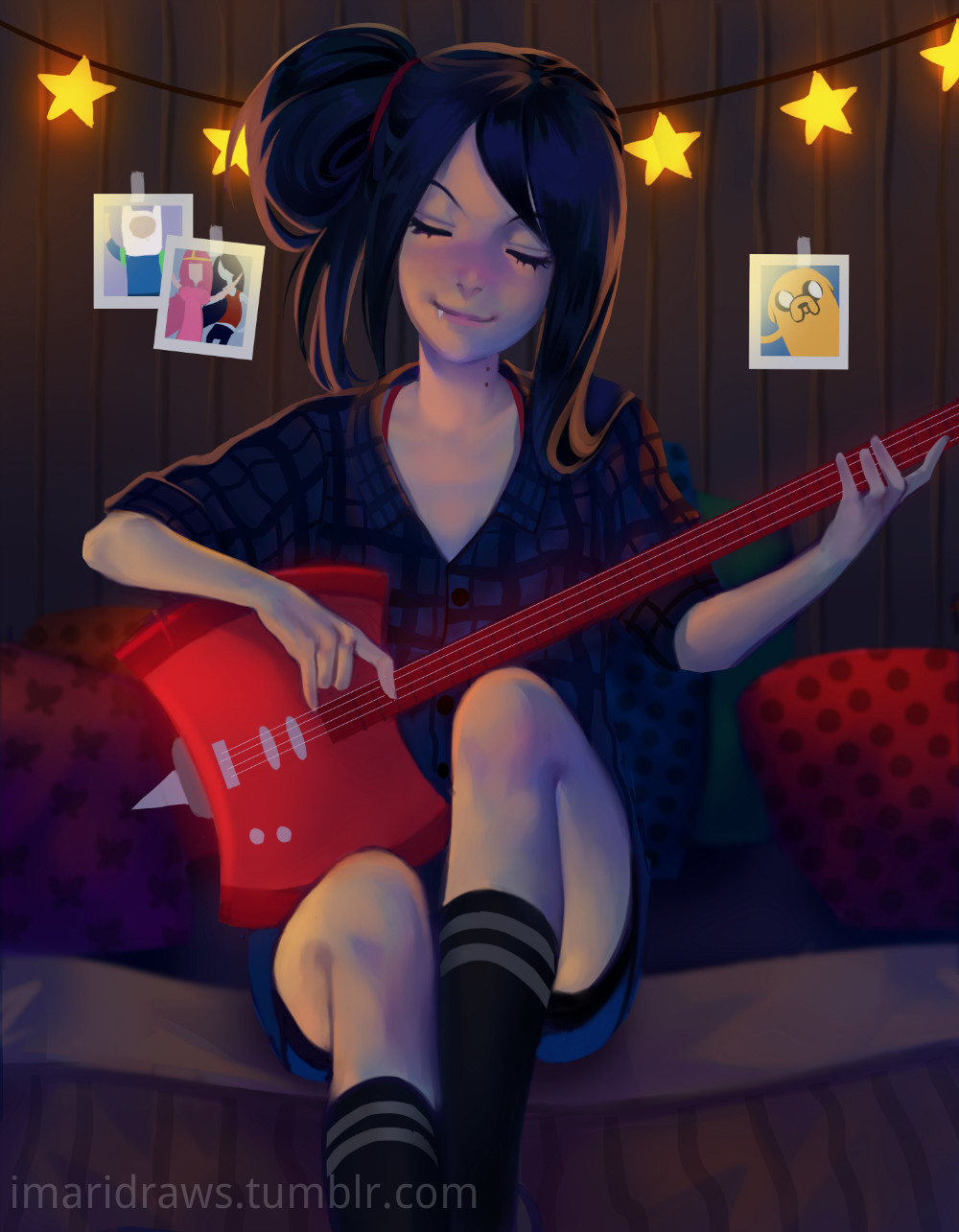 吸血鬼女王玛瑟琳(Marceline the vampire queen)动漫壁纸