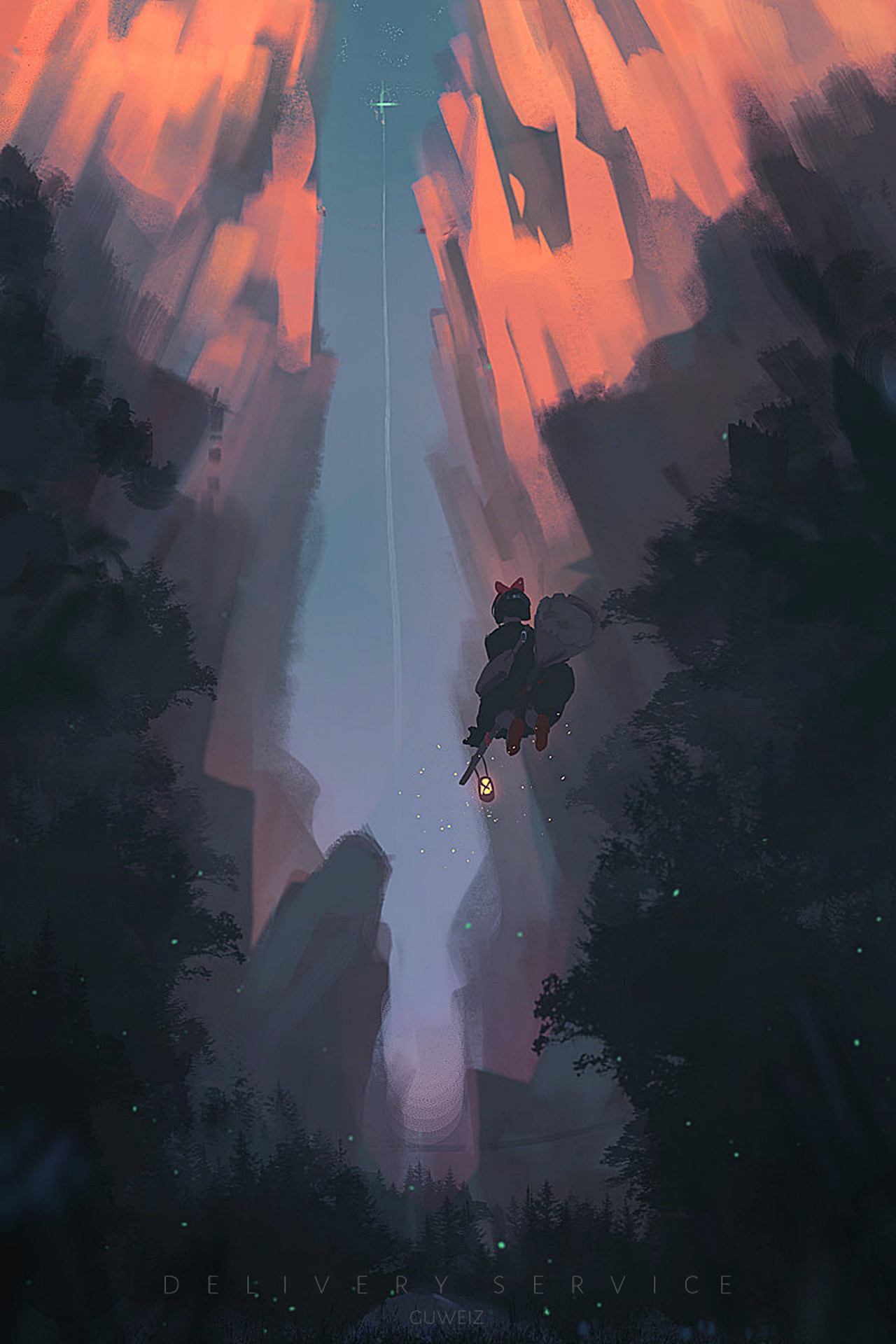 日本动漫魔女宅急便(Kiki’s Delivery Service)手机壁纸下载