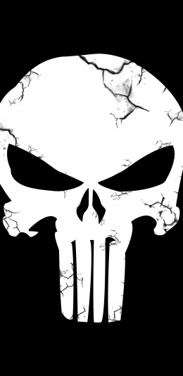 骷髅头黑色壁纸图片（2960x1440）