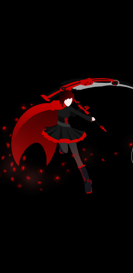 RWBY (1440x2960)动漫 简约 黑色 省电壁纸