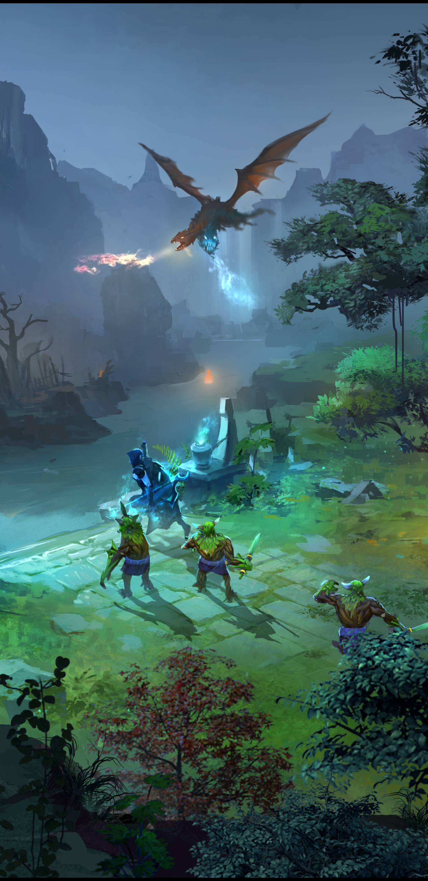 [2960×1440 2K手机壁纸]游戏DotA 2