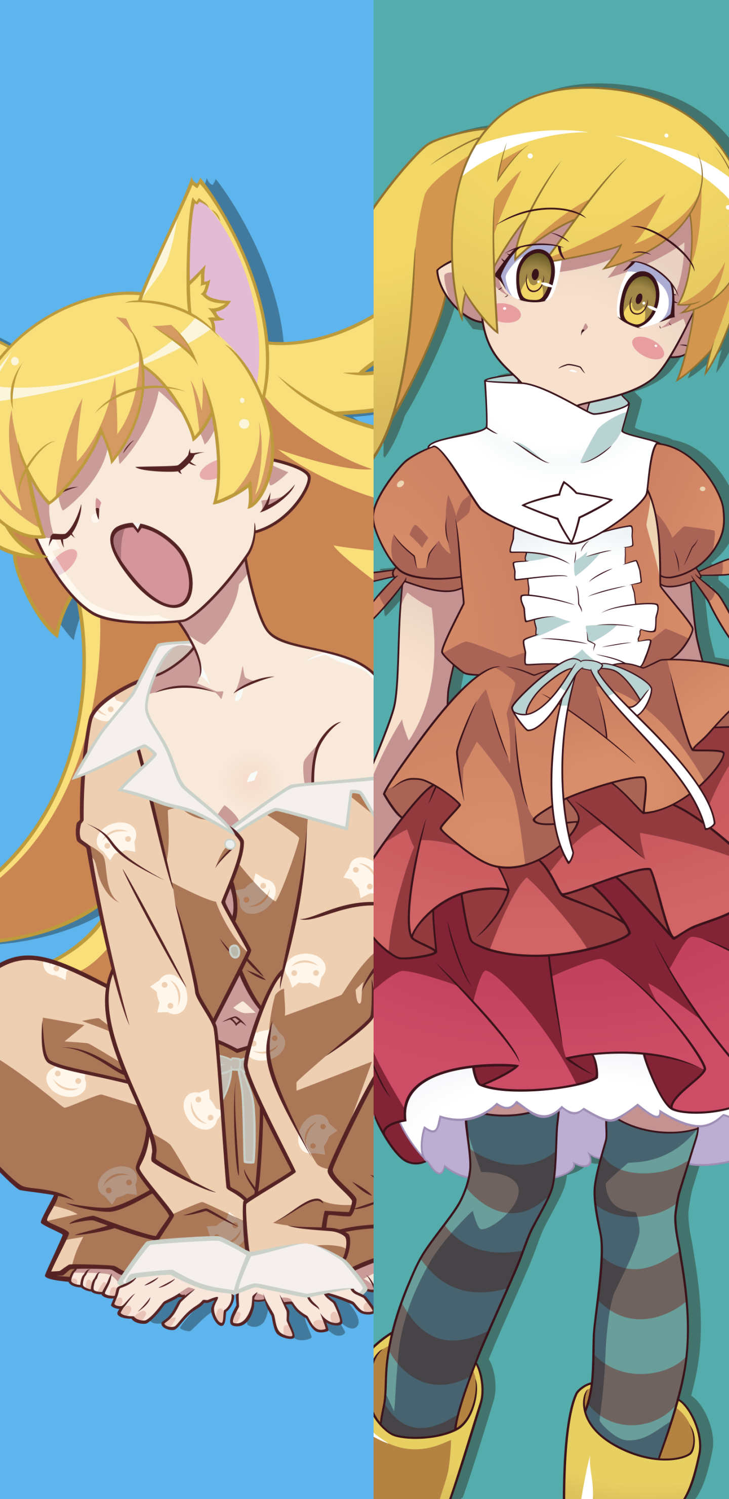[2960×1440 2K手机壁纸]Monogatari