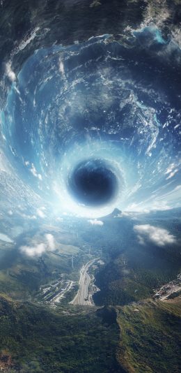 [2960x1440 2K手机壁纸]Black Hole