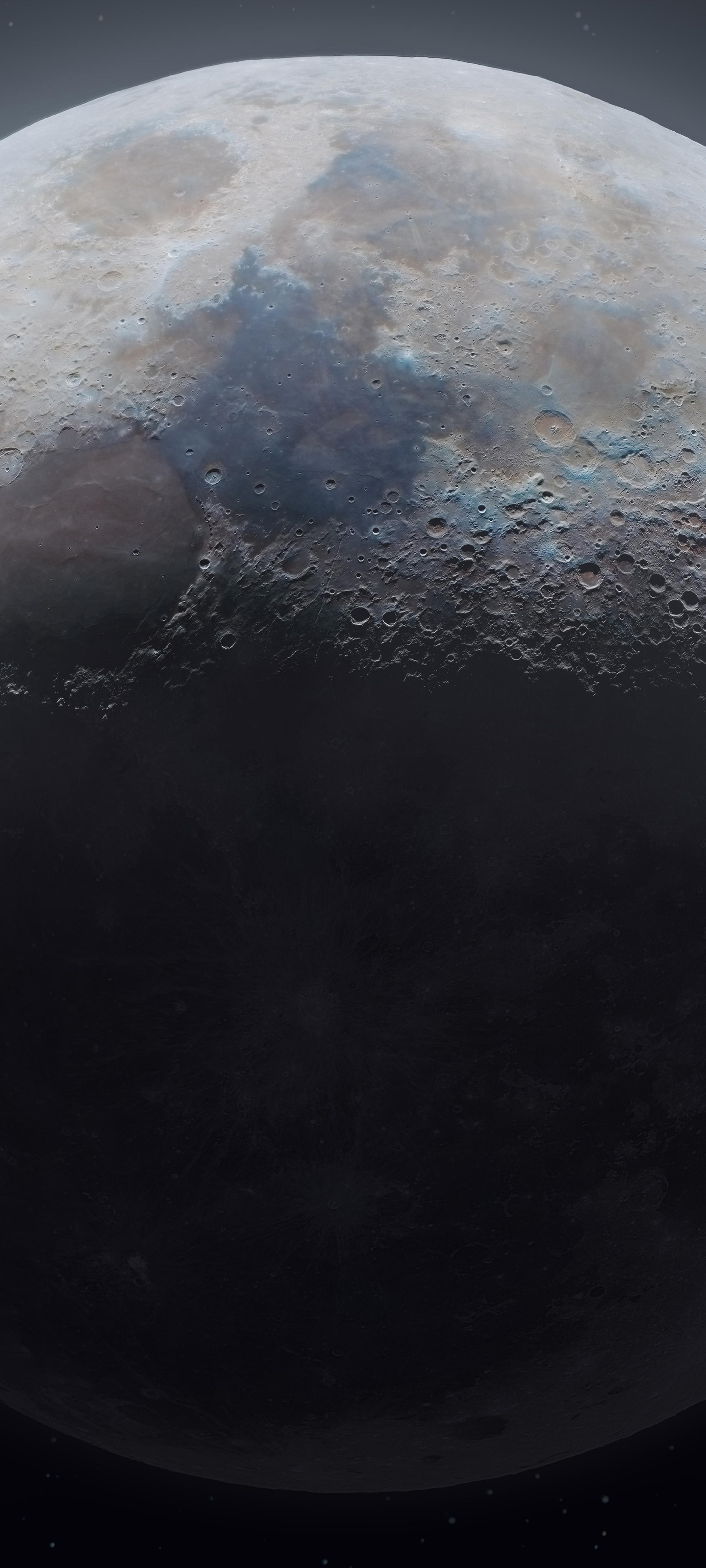 月球 Moon (1440×3200)实拍 手机壁纸