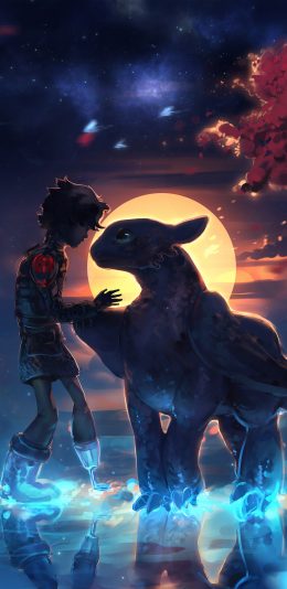 How To Train Your Dragon: The Hidden World (1440x2960)《驯龙高手3》2K动漫电影壁纸