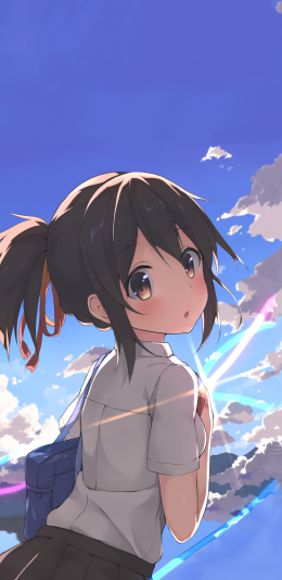 Your Name. (1440x2960)2K《你的名字》动漫 女生 可爱 手机壁纸
