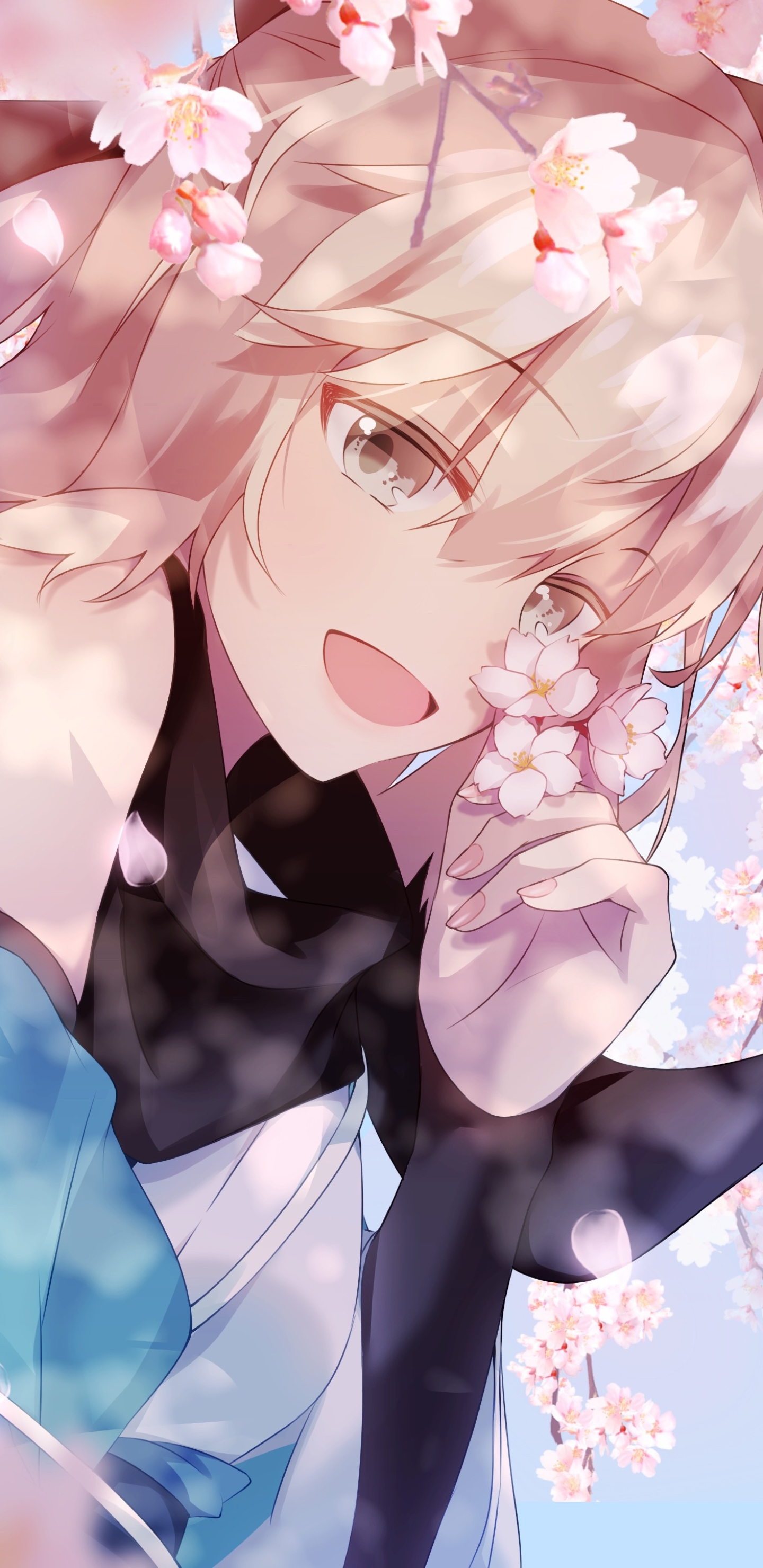 《命运/冠位指定（Fate/Grand Order）》动漫手机壁纸2K (1440×2960) 樱花
